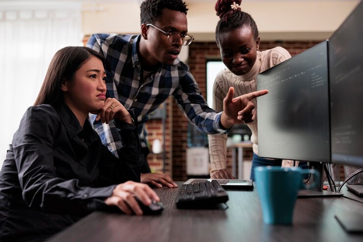 african-american-team-leader-pointing-out-unknown-anomalies-security-network-blockchain-code-multicultural-development-team-intensively-looking-changes-database-storage-settings_482257-40512.jpg